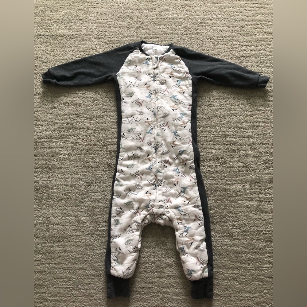 Nest Designs-Ragland Bamboo Long Sleeve Footed Sleep Bag 2.5 TOG